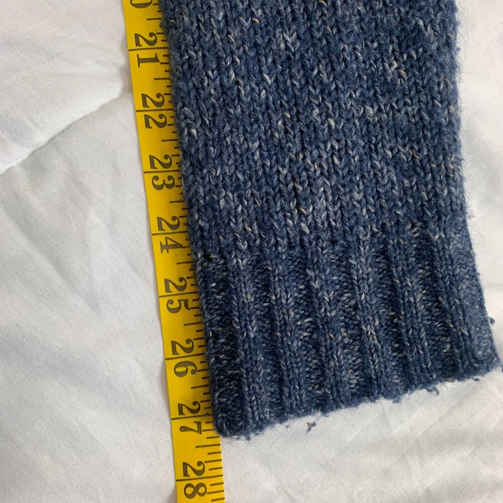 L.L. Bean Men’s Blue Shawl Collar Pullover Sweater – Wool Blend - Picture 7 of 11